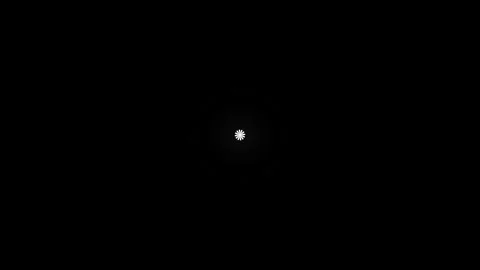 Smooth Glow Circle Burst Firework Animation 4K Black Screen Loop FX Stock Footage 333596787