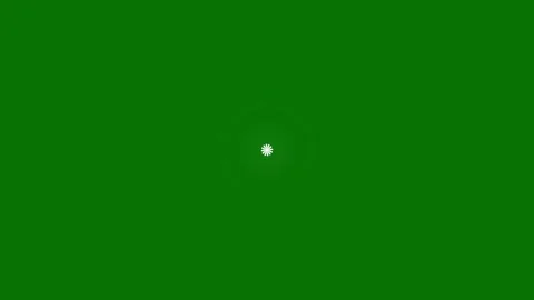 Smooth Glow Circle Burst Firework Animation 4K Green Screen Loop FX Stock Footage 333596790