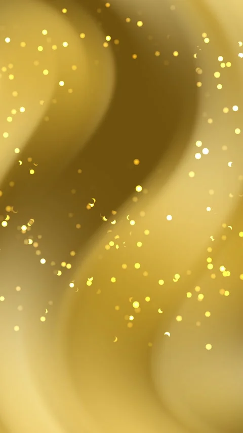 Smooth gold gradient background with floating particles for luxury design Stock-Footage 347042807