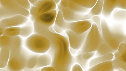 Smooth golden liquid waves soft metallic glowing abstract pattern background. Видео 335847537
