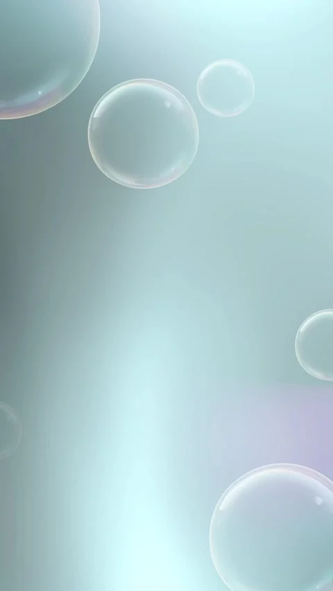 A smooth gradient background and repeating bubble pop-up effect Video stock 312807150