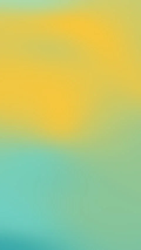 Smooth Gradient Background Animation Yellow to Teal Blue Transition Stock Footage 327335418