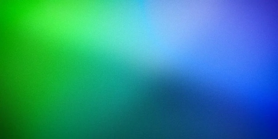 A smooth gradient background blending vibrant shades of green and blue. Per.. 스톡 일러스트
