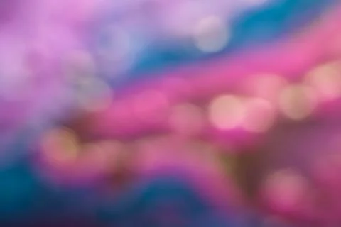 Smooth gradient background with pink, turquoise and yellow colors. Blurred Fotos Stock