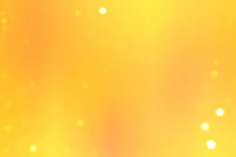 Smooth gradient background with yellow colors and bokeh lights Illustrazione stock