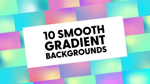 Smooth Gradient Backgrounds After Effects素材