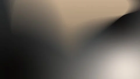 Smooth gradient with beige and gray tones, abstract shapes and a faded light Video stock 300840423