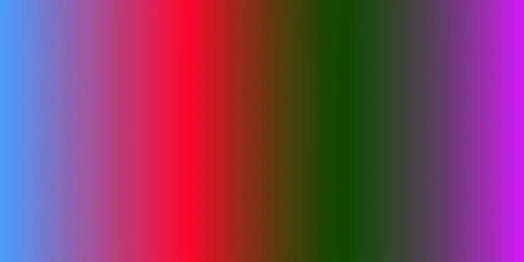 Smooth gradient blend of magenta, red, green, and blue Ilustración de archivo