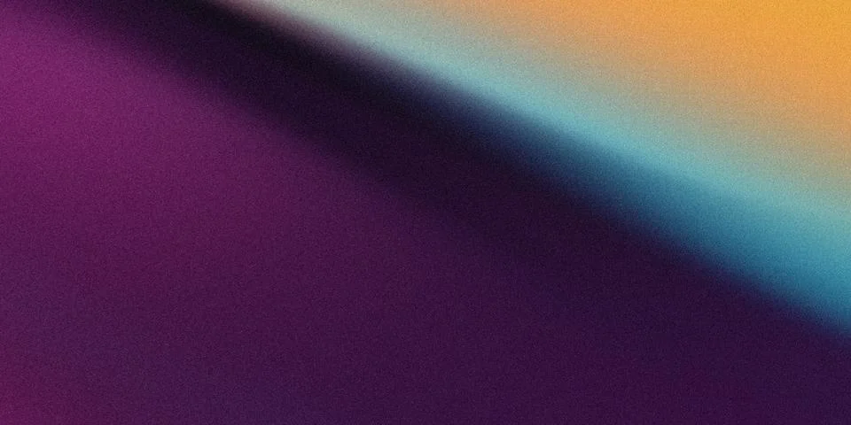 Smooth gradient blend of purple and teal colors Stock Illustration
