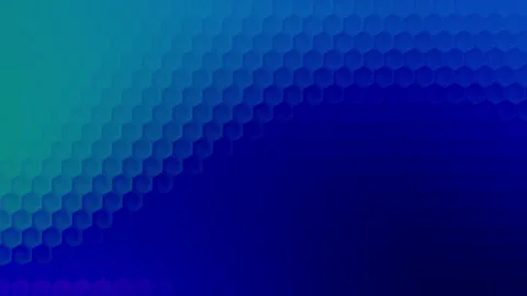 Smooth Gradient Blue Background Featuring Frosted Hexagonal Glass Structures Stock Footage 287929024