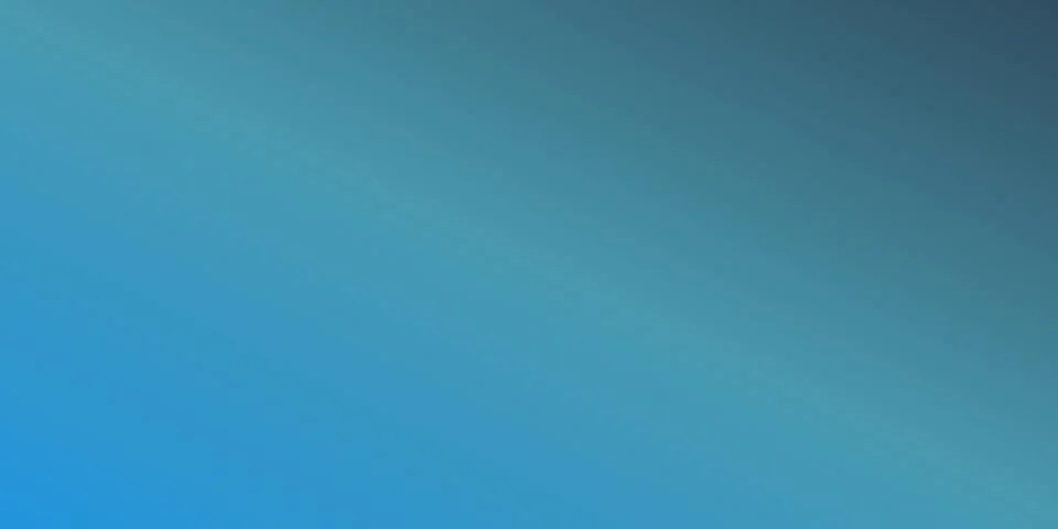 Smooth gradient blue sky background Illustrazione stock