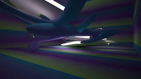 Smooth gradient colored interior. Видео 82643618