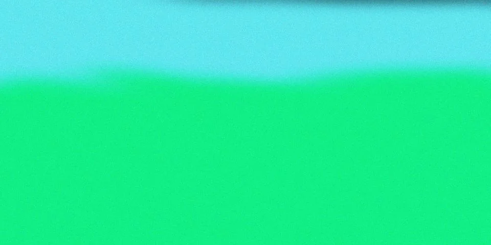 Smooth gradient green and light blue background Stock Illustration