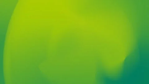 Smooth gradient of green and yellow hues, soft blurred shapes. Seamless loop Stock Footage 300840064