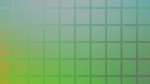 Smooth gradient grid animation with blue to green transition seamless loop Stock Footage 317829172