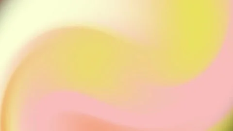 Smooth gradient of light yellow pale pink and orange forms soft swirling shapes Stock Footage 294661325