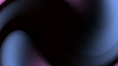 Smooth gradient liquid shapes soft violet blue deep shadows abstract digital art Stock Footage 336706208