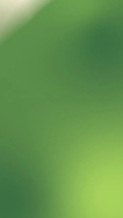 Smooth gradient of lush green merging with pale cream tones, creating a tranquil Stock Footage 309856010