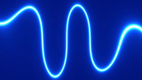 Smooth Gradient Rolling Waveform Stock Footage 294145440