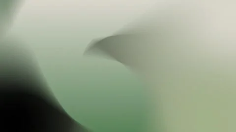 Smooth gradient with soft green hues and shadowed curves in seamless loop Stock Footage 309058900