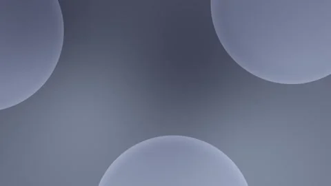 Smooth gradient with soft pastel blue spheres in seamless loop background. 4K. Stockbeeldmateriaal 309855840