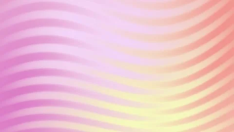A smooth gradient transitions from pink to yellow-orange with wavy lines Stock Footage 294660526