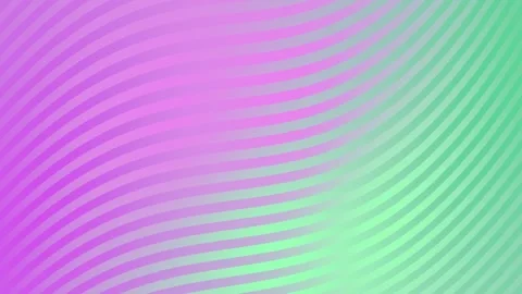A smooth gradient transitions from purple to light green with wavy lines Stock Footage 294661788