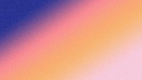 A smooth gradient transitions through soft tones of purple, pink, and orang.. Stock Photos