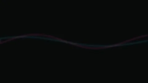 Smooth Gradient Wave Line Background Divider for Cinematic Transitions Stock Footage 343660189