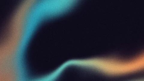Smooth gradient waves on abstract retro noise background Stock Illustration