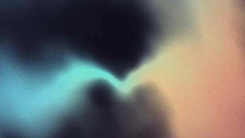 Smooth gradient waves on textured retro noise background Stock Illustration