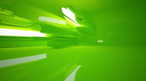 Smooth green interior. Video stock 63910768