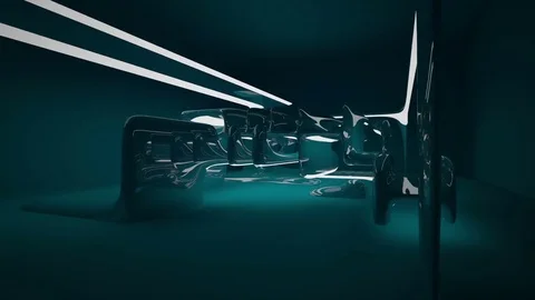Smooth green interior. 库存影片 82515711