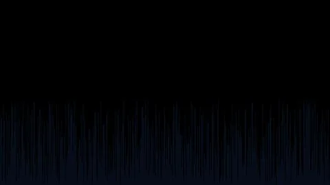 Smooth green sine wave pattern on black background Stock Illustration