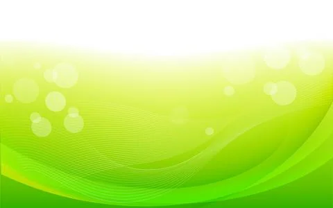 Smooth Green wave abstract background with shapes and line. vector illustrati Stock Illustration