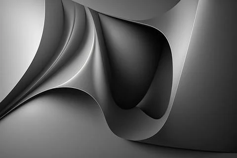 Smooth grey background, Made by AI,Artificial intelligence Stock Illustration
