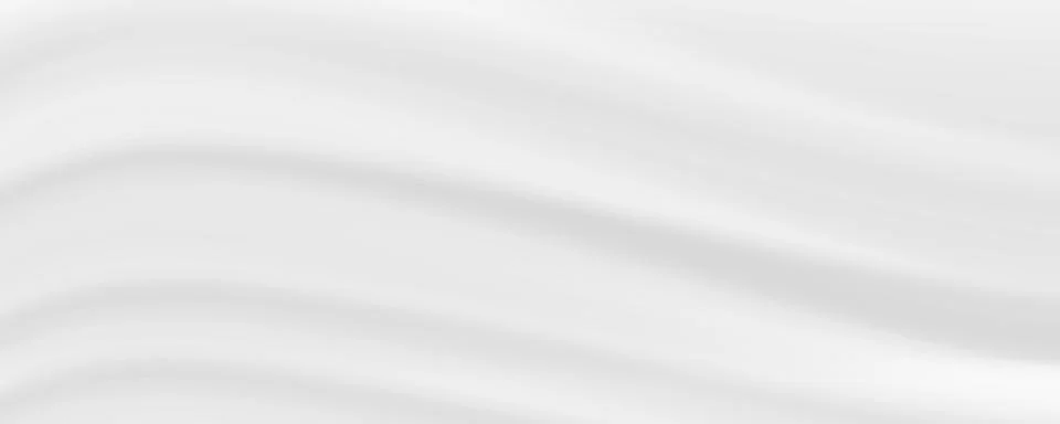 Smooth grey wave background. Subtle silver curve lines texture. Abstract gray Stock Illustration