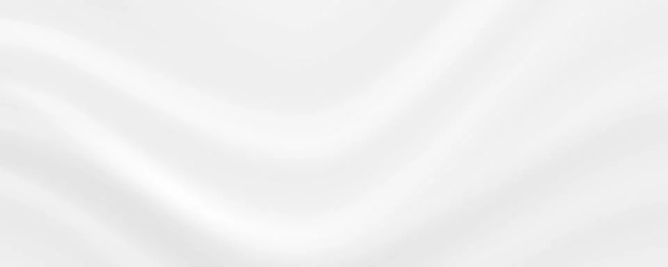 Smooth grey wave background. Subtle silver curve lines texture. Abstract gray Stock Illustration