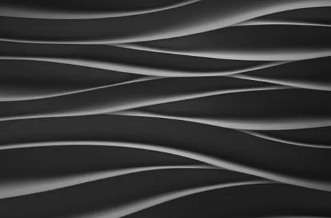 Smooth Grey Waves abstract background with grayish tonalities Stock Photos
