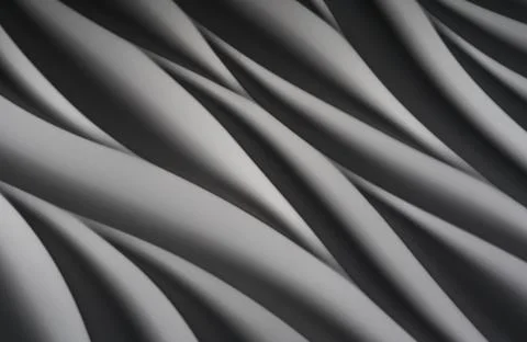 Smooth Grey Waves abstract background with grayish tonalities Stock Photos
