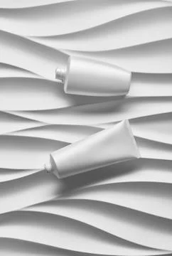 Smooth Grey Waves abstract background with grayish tonalities Stock Photos