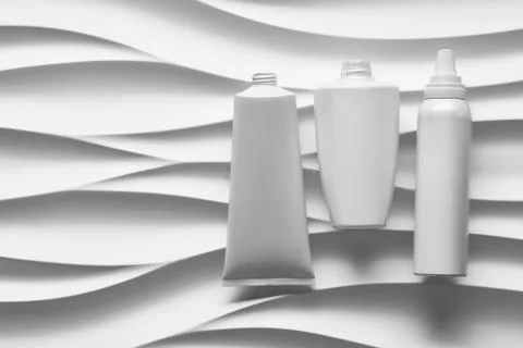 Smooth Grey Waves abstract background with grayish tonalities Stock Photos