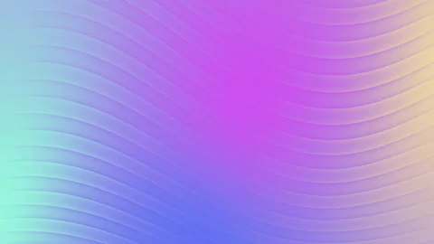 A smooth horizontal color gradient transitions from teal to purple to orange Stock Footage 294661668