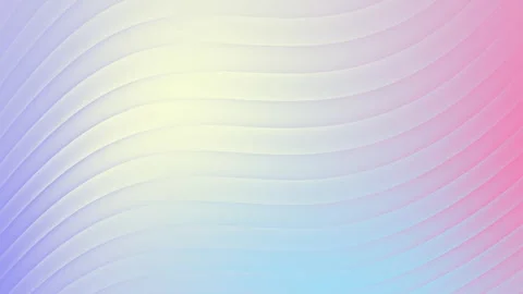 A smooth horizontal gradient transitions from light purple to yellow to pink Stock Footage 294660074