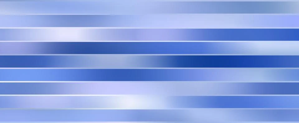 Smooth horizontal metallic blue gradient swatch with shiny chrome texture r.. Stock Illustration