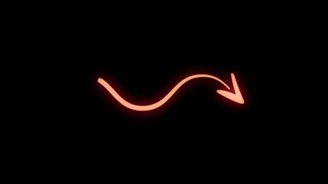 Smooth Horizontal Wave Arrow Animation Stock Footage 347212895