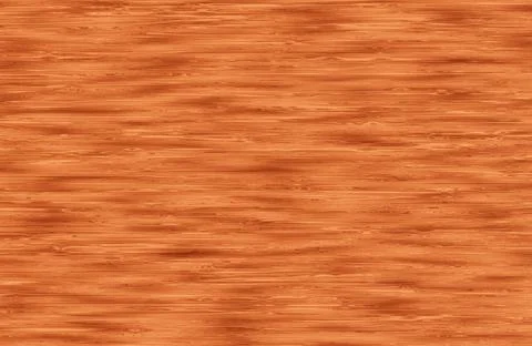 Smooth horizontal wood grain texture with warm orange tones for furniture Stock Illustration