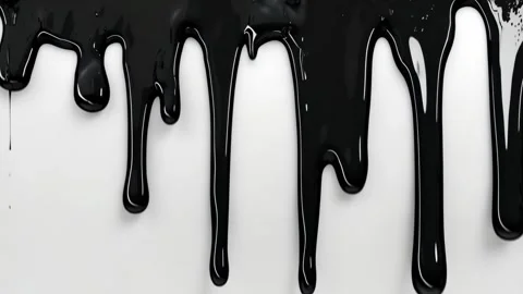 Smooth Ink Flow Matte Wipe Transition Stock Footage 310259503