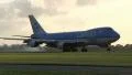 Smooth KLM jumbojet landing HD Footage