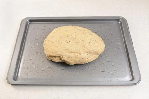 Smooth, kneaded bread dough Foto stock